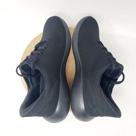 Kizik Shoes Womens 6.5‎ WIDE Madrid Eco Knit Black Sneakers Hands Free Slip On - Picture 10 of 13